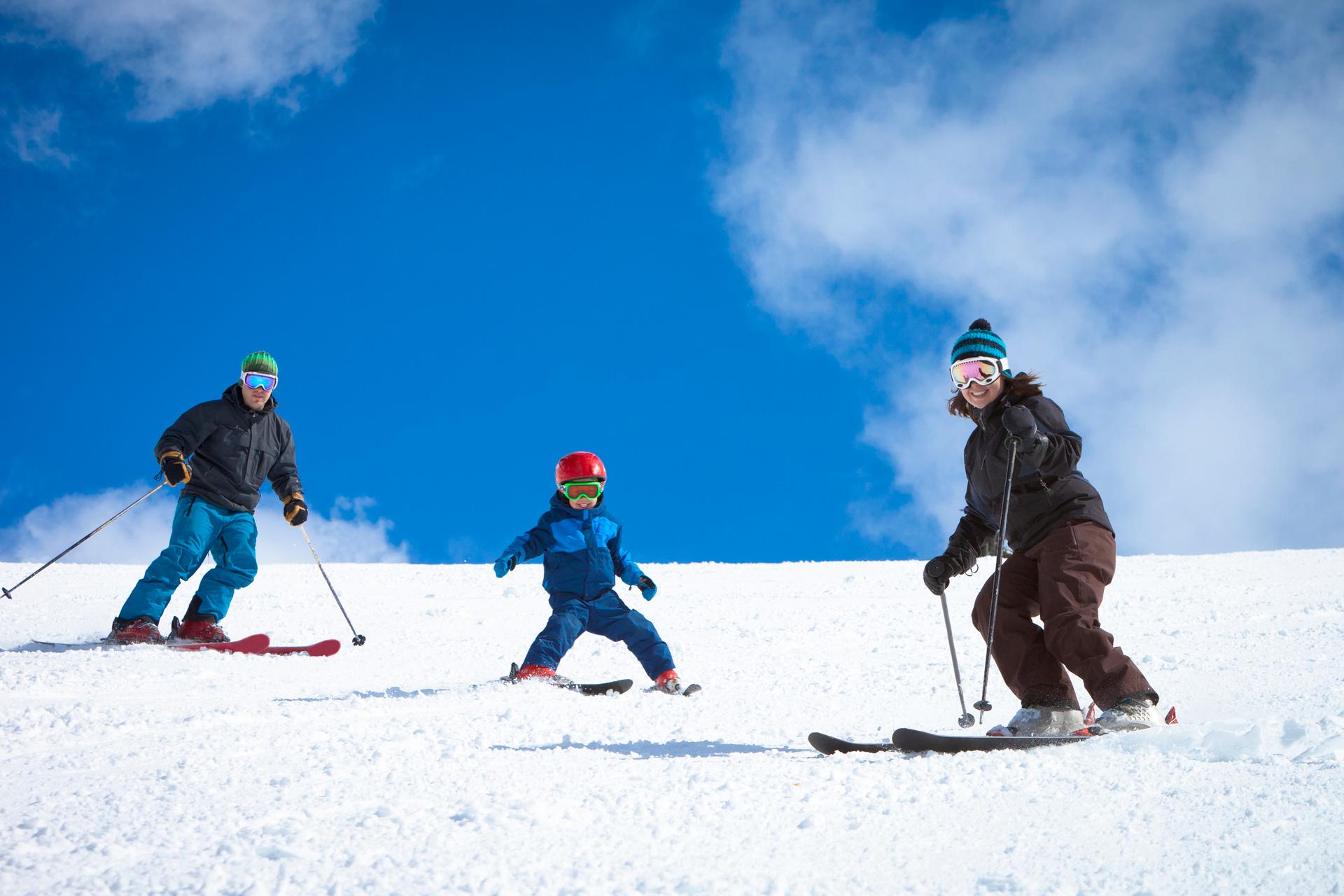 vogel family skiing