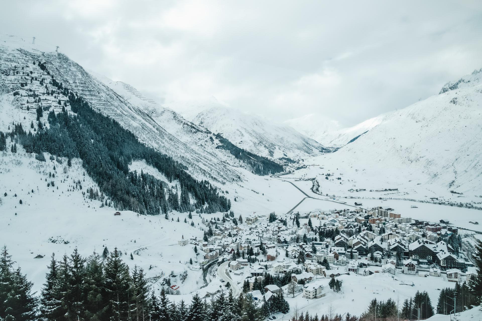 Andermatt ski town